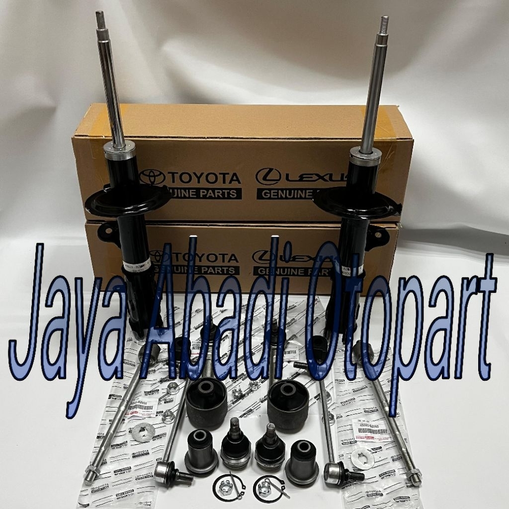 Paketan komplit Kaki Kaki Depan Rush Terios 2007-2017 16pc Shock Breaker Depan Set Tie rod End Long 