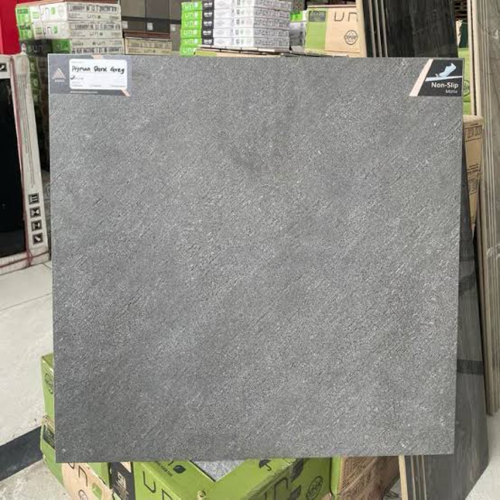 Granite Lantai 60x60 Ayman Dark Grey | ARNA | Matt | Kw-1