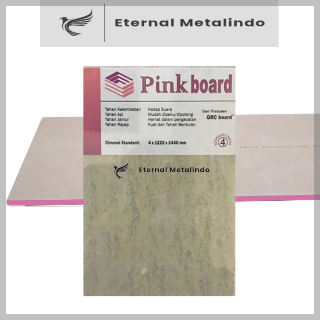 GRC BOARD 8 MM / Merk ASLI GRC / Papan Pinkboard