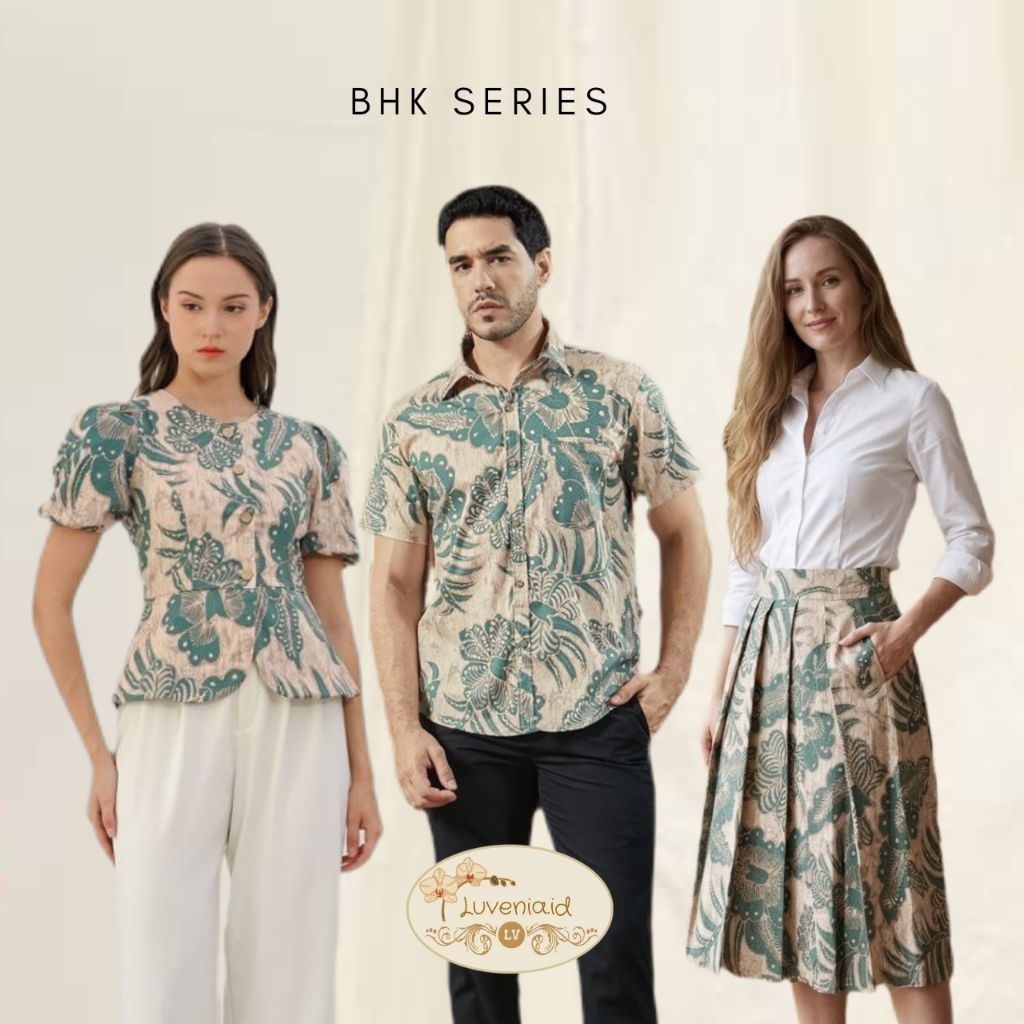 Batik BHK Series / Batik wanita modern terbaru/ Batik Jumbo/ Couple Batik/ Seragam Batik/ Batik Kimo