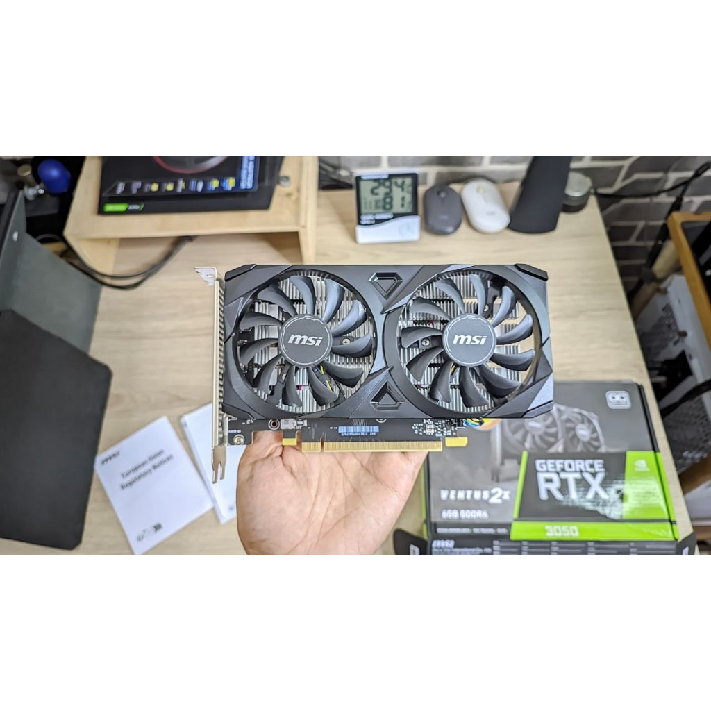 MSI RTX 3050 VENTUS 2X E 6G OC Expired Januari 2029 Almost BrandNew