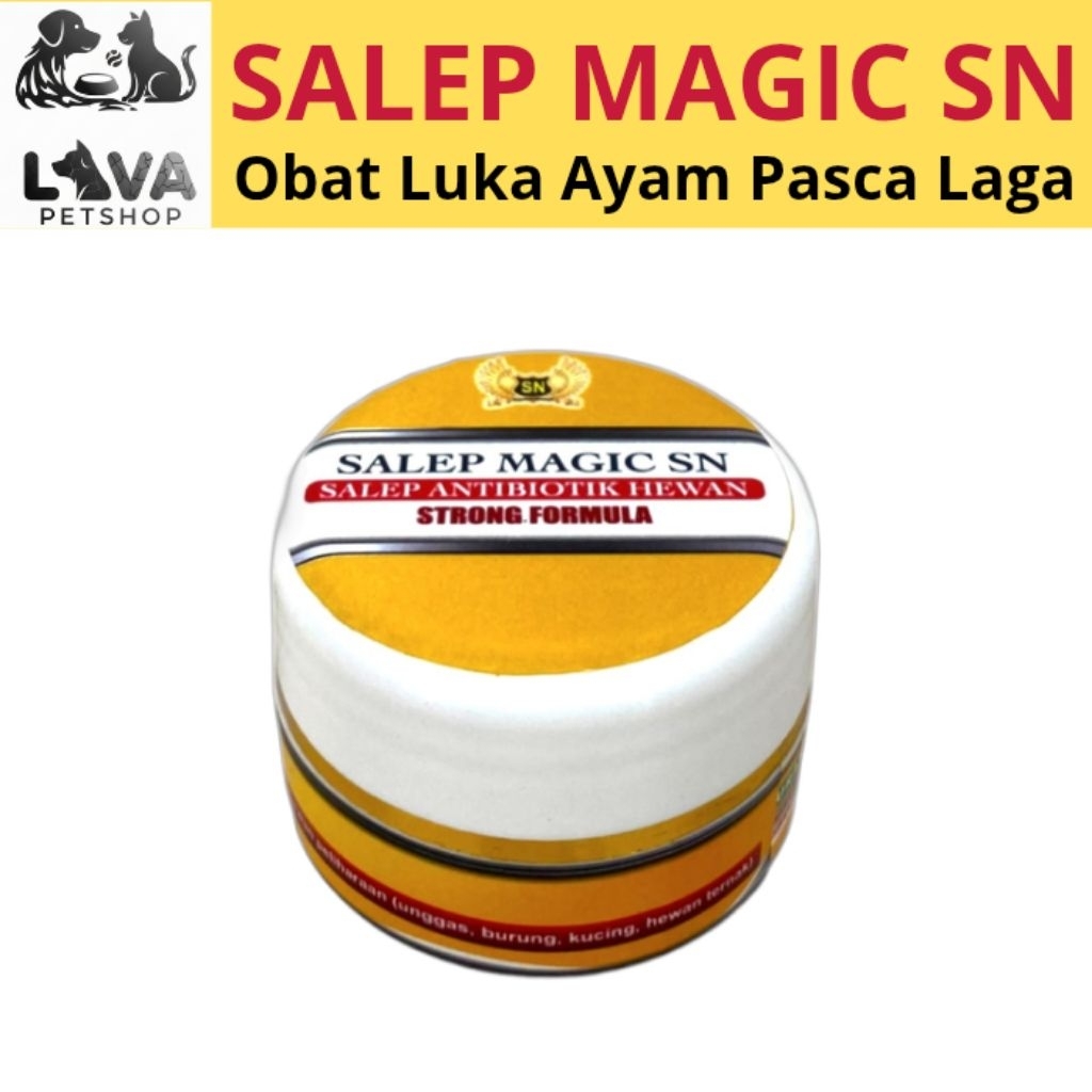 SALEP MAGIC SN -Salep Antibiotik Ayam, Obat Luka Ayam Pasca Laga