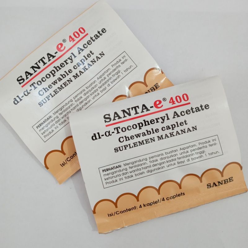 SANTA-E 400 IU STRIP ISI 4 TABLET / Santa E 400