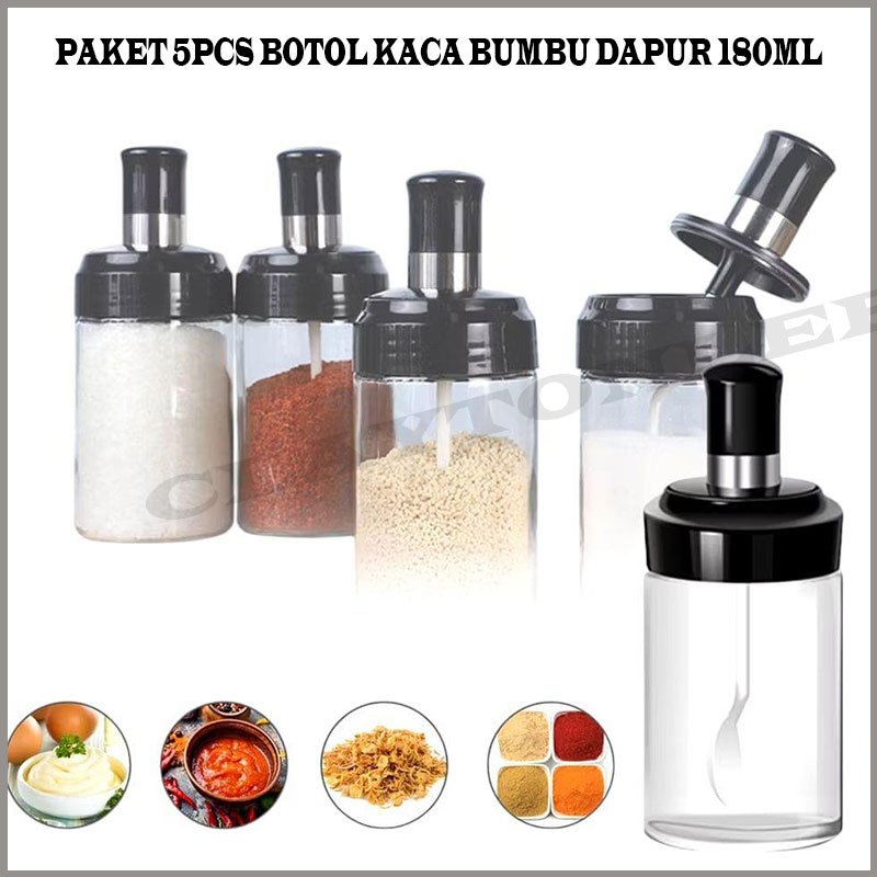 Tempat Bumbu Botol Bumbu Dapur Unik Dispenser Bumbu Dapur Tempat Botol Garam Lada Gula Serbaguna