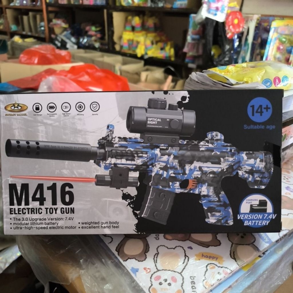 MAINAN ANAK M416 7889 ELECTRIC TOY WATER GEL