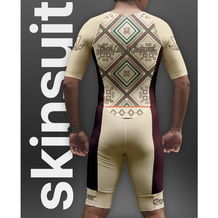 Skinsuit Power Apparel Jersey Sport Sepatu Roda Nyaman & Fleksibel