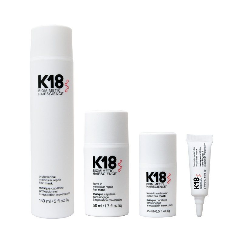 K18 Biomimetic Hair Mask 4 Menit: Perbaiki Rambut Rusak Bleaching & Perm | Peptida Aktif Vegan Tanpa