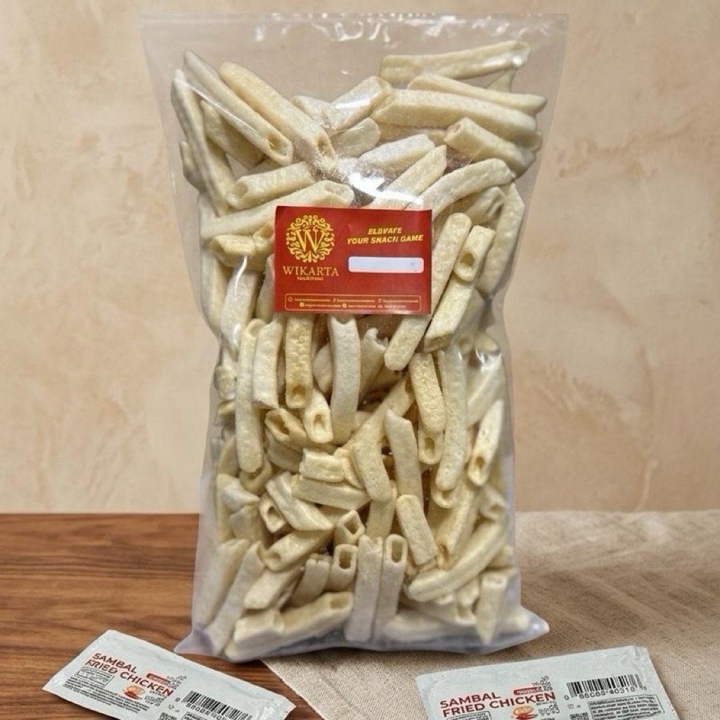 STICK POTATO potato saos stik kerupuk kentang snack gurih camilan kiloan 250gram POTATO STIK Potato 