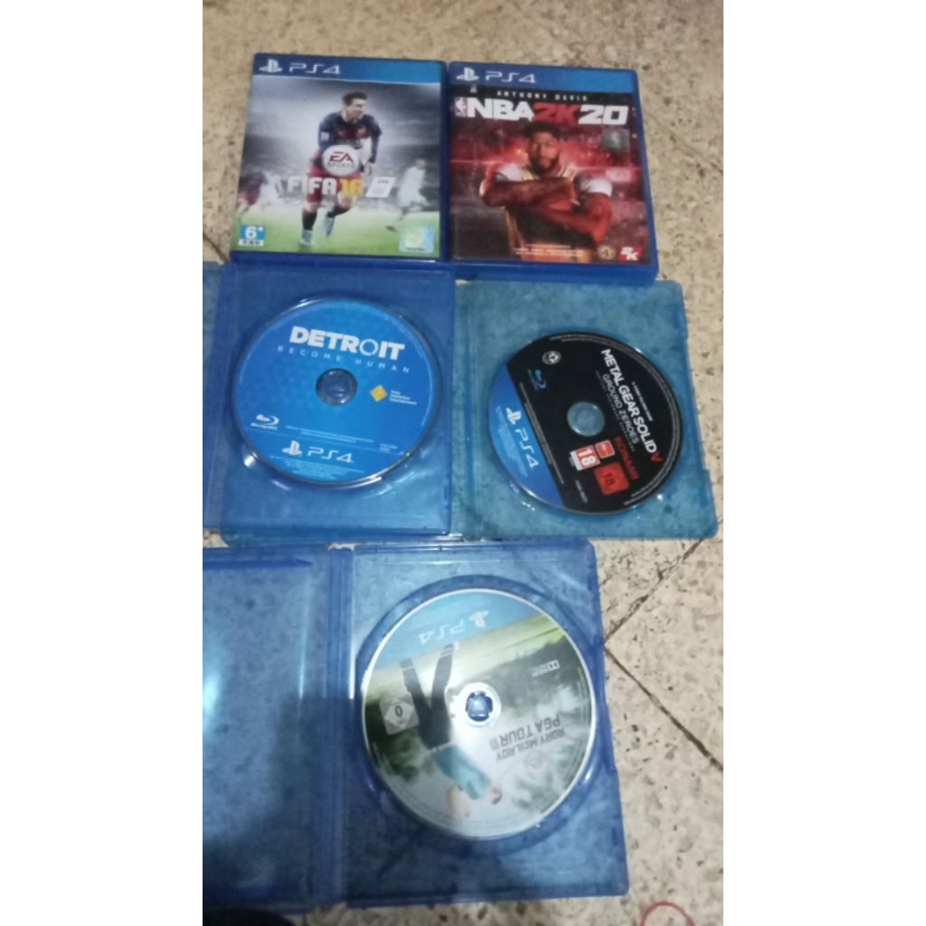 KASET PS4 PAKET  SECOND 5 PCS