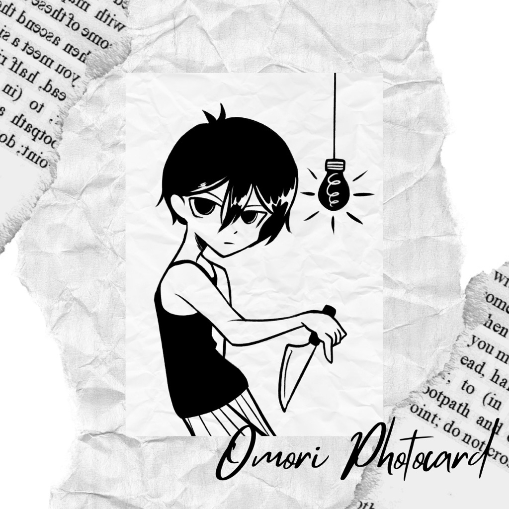 Fanmerch photocard omori (omori)