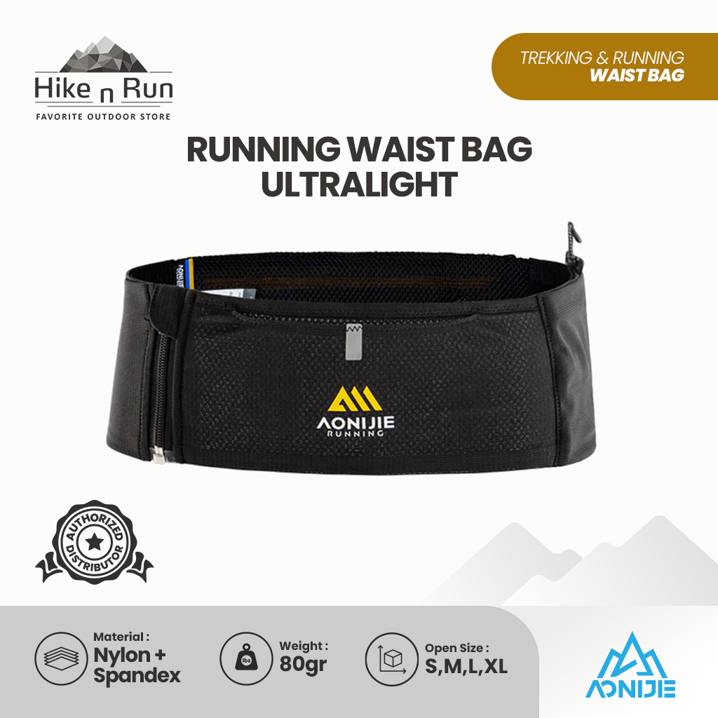 AONIJIE W8122 Running Waist Bag Tas Pinggang Lari Trail Running Sport Belt Outdoor