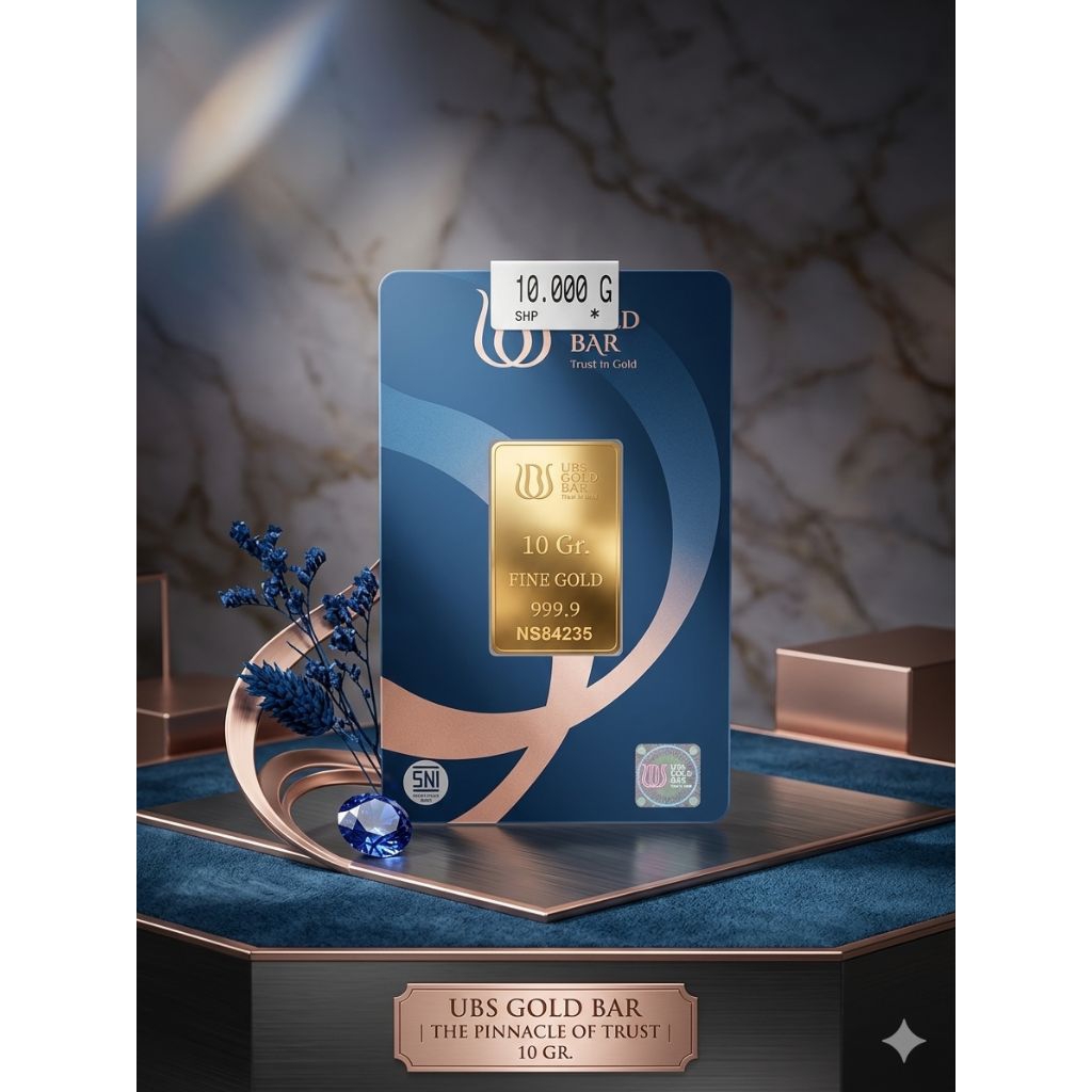 Logam Mulia LM Emas 10 Gram Certicard UBS  | PANTES GOLD STORE