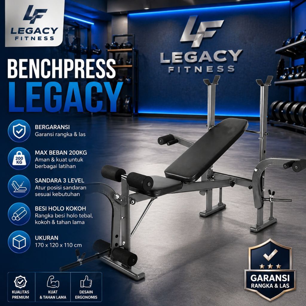 Bench press benchpres home gym multi fungsi