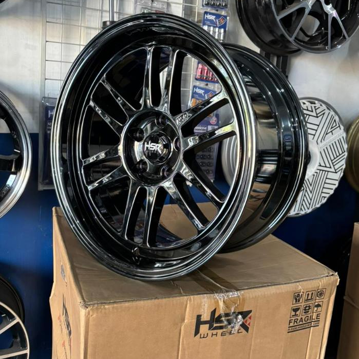 Velg Mobil Racing JDM Black Chrome R18 RPF boroko BLY cocok innova rush terios xpander xtrail harrie