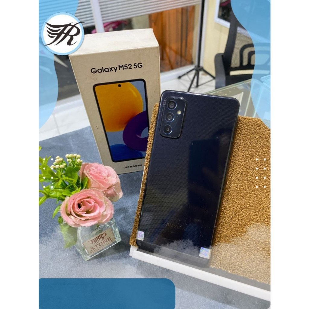 SAMSUNG M52 5G 8/128GB SECOND BERGARANSI