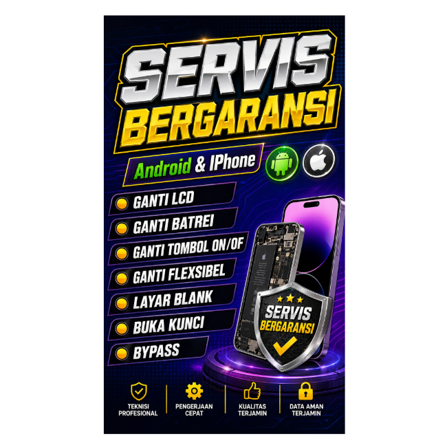 Spanduk Banner Voucher Pulsa Token PPOB Custom