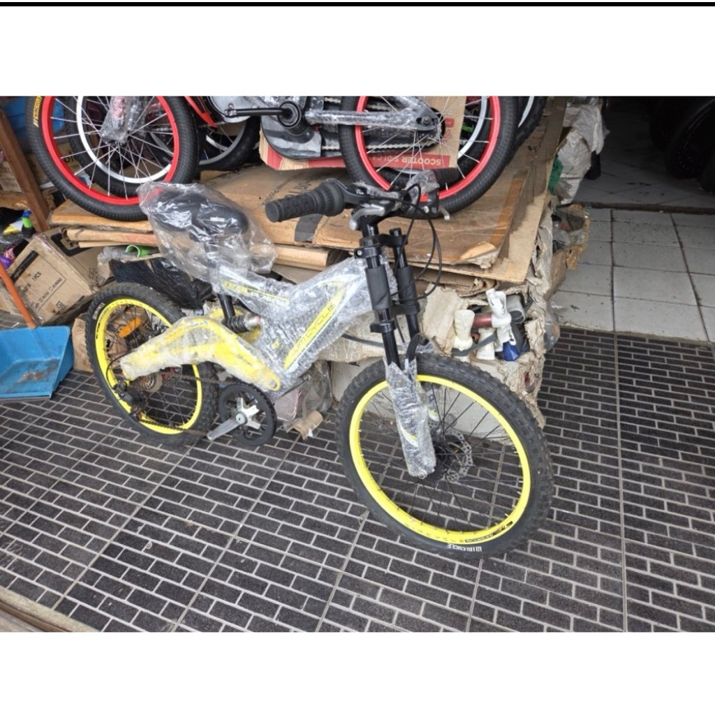 Sepeda mtb 20inch wimcycle 7speed(Ekspedisi/Kargo)