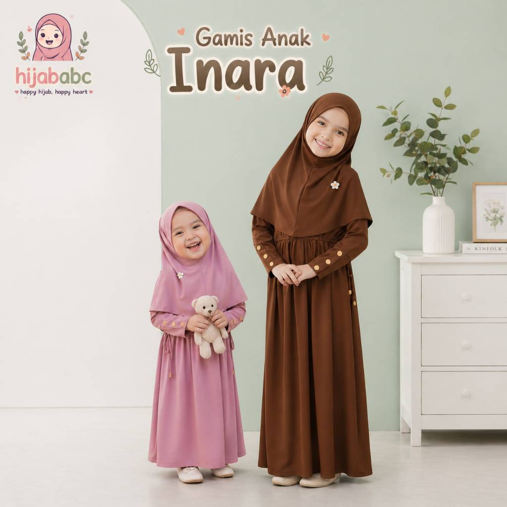 Gamis Anak Mewah Simple Elegan – Gamis Anak Mewah Nyaman & Berkualitas