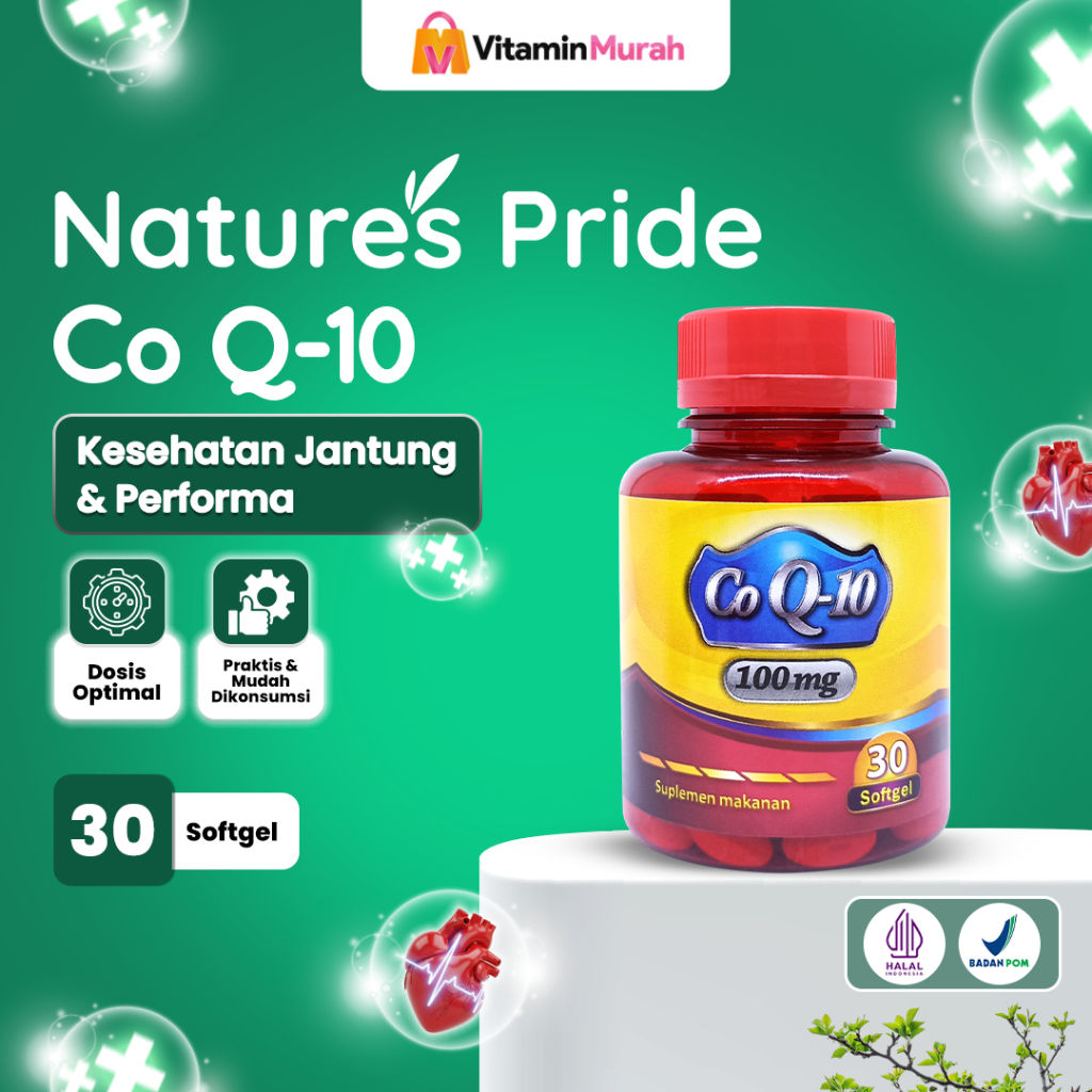 NATURE'S PRIDE CO Q-10 100 MG CO ENZYM Q100 ISI 30 SOFTGEL