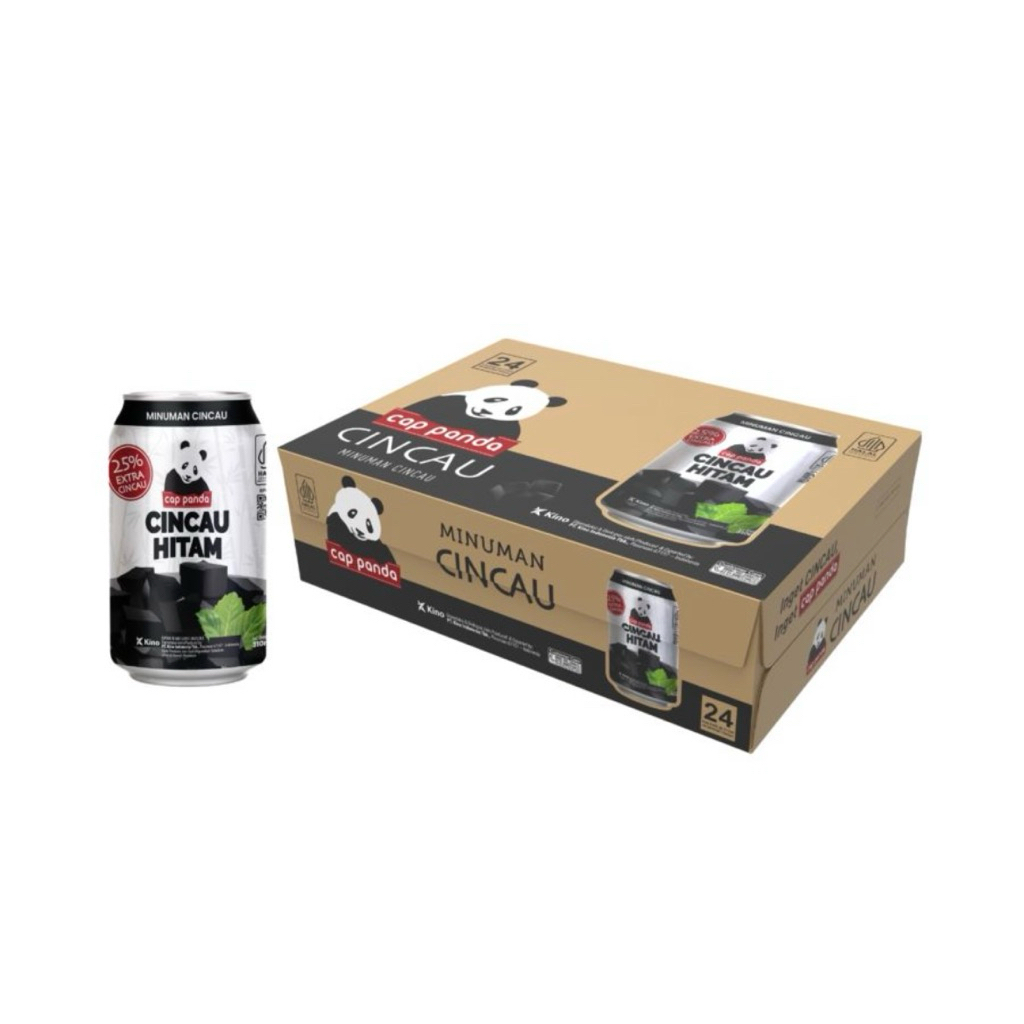 Cap Panda Grass Jelly Cincau Hitam Dus 24 pcs X 310 ml