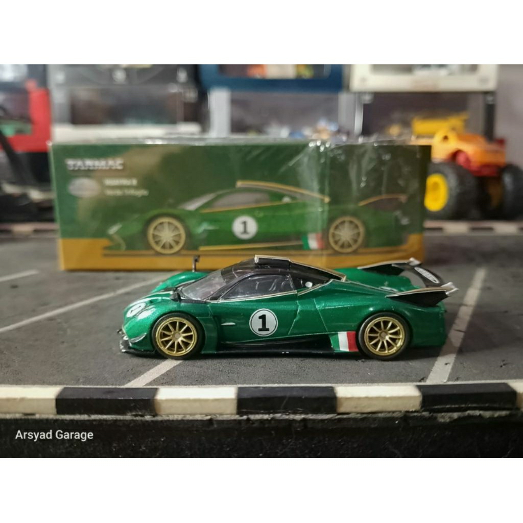 Diecast Tarmac Pagani Huayra Verde Trifoglio