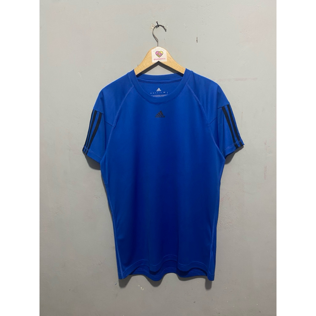 kaos adidas running (biru)