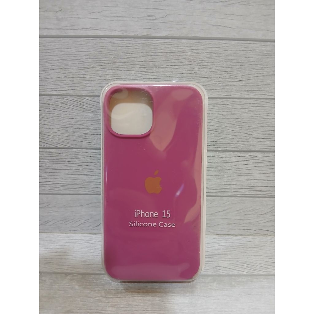Silicone Case Anti Noda Warna Pink Fanta Untuk iPhone 11, iPhone 13, iPhone 15