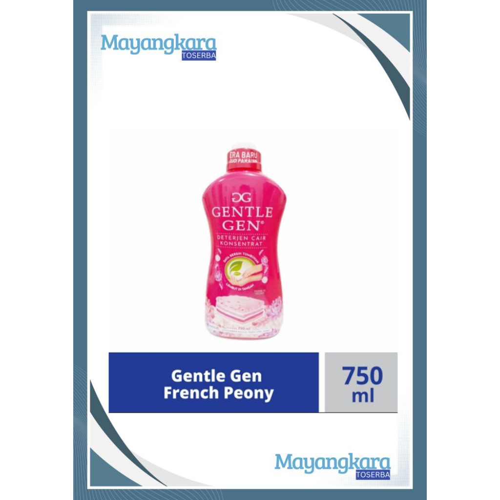 Gentle Gen Deterjen Cair 700ml/Gentle gen pink/Gentle gen botol/Gentle gen murah