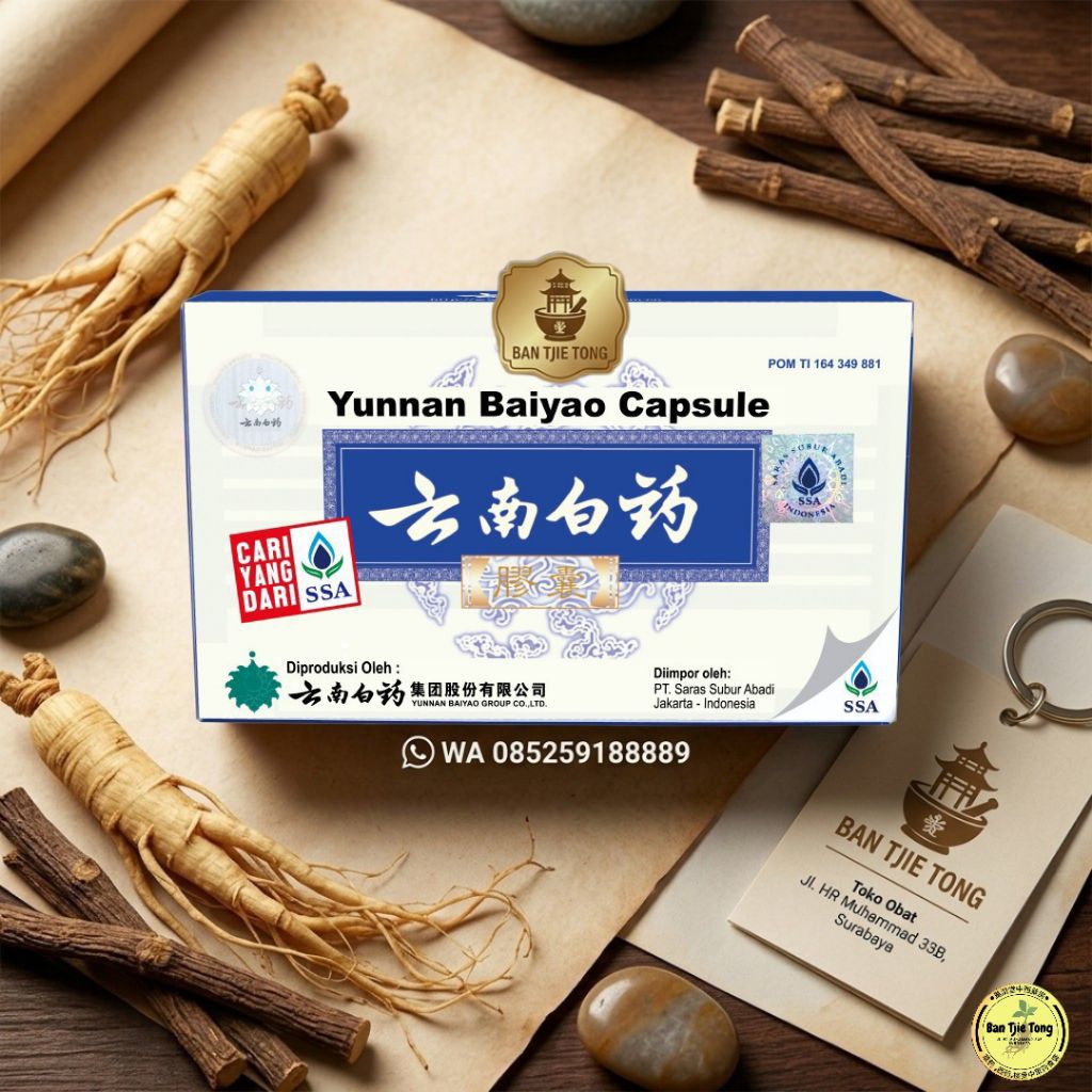 YUNNAN BAIYAO CAPSULE SSA 100% ORIGINAL / OBAT SEGALA INFEKSI, LUKA