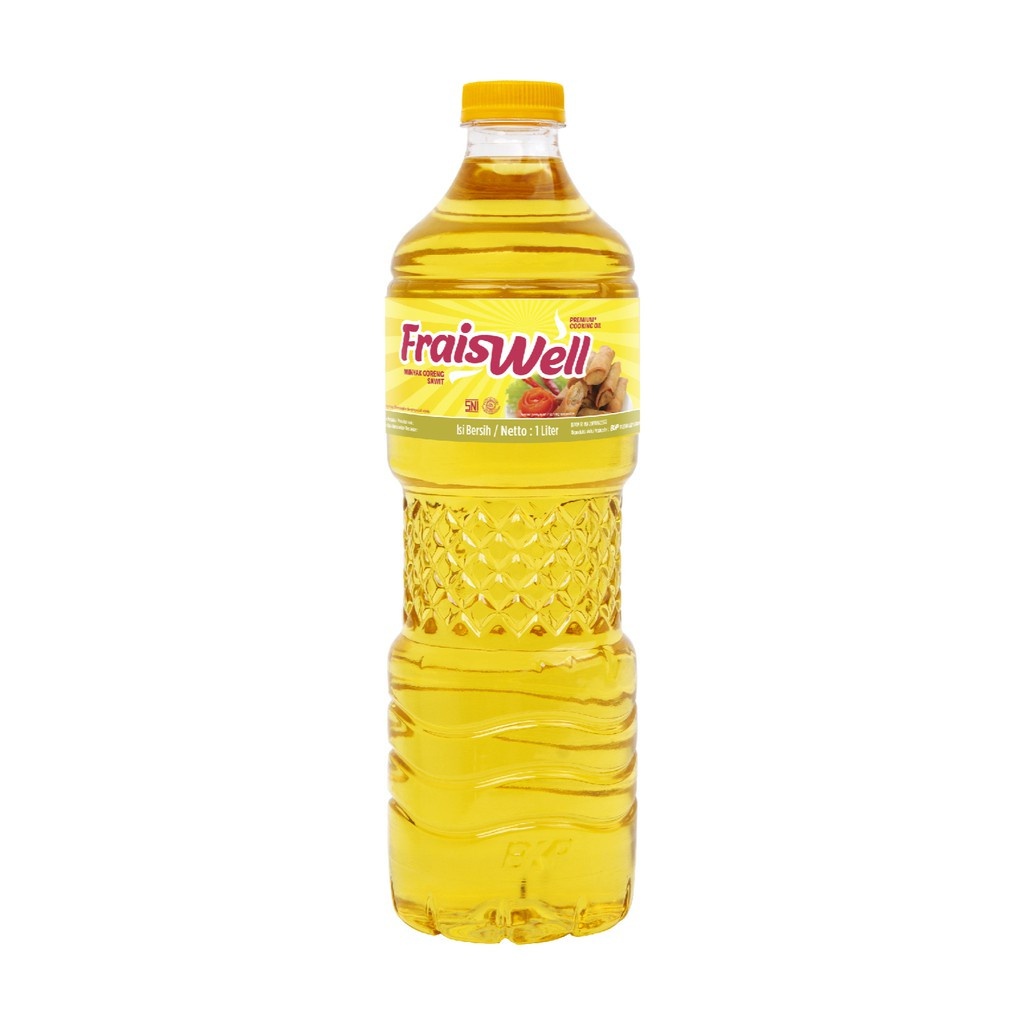 RR - MINYAK GORENG FRAISHWELL KEMASAN 1 LITER ISI 12 BOTOL PER DUS