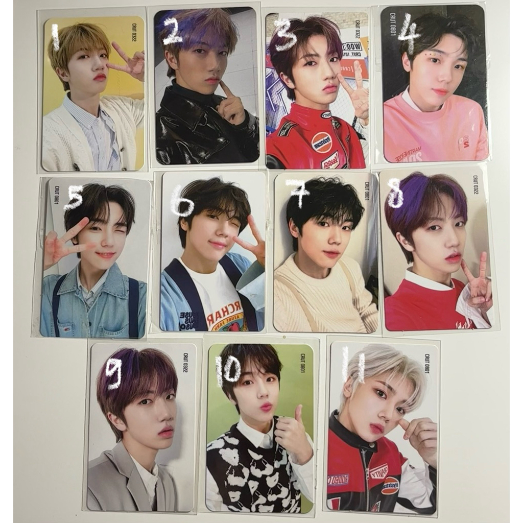[READY] CRAVITY WONJIN SEONGMIN PC PHOTOCARD OFFICIAL