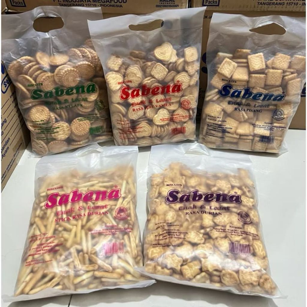 (1 DUS) SABENA BISCUIT 400 GR ISI 6 PACK