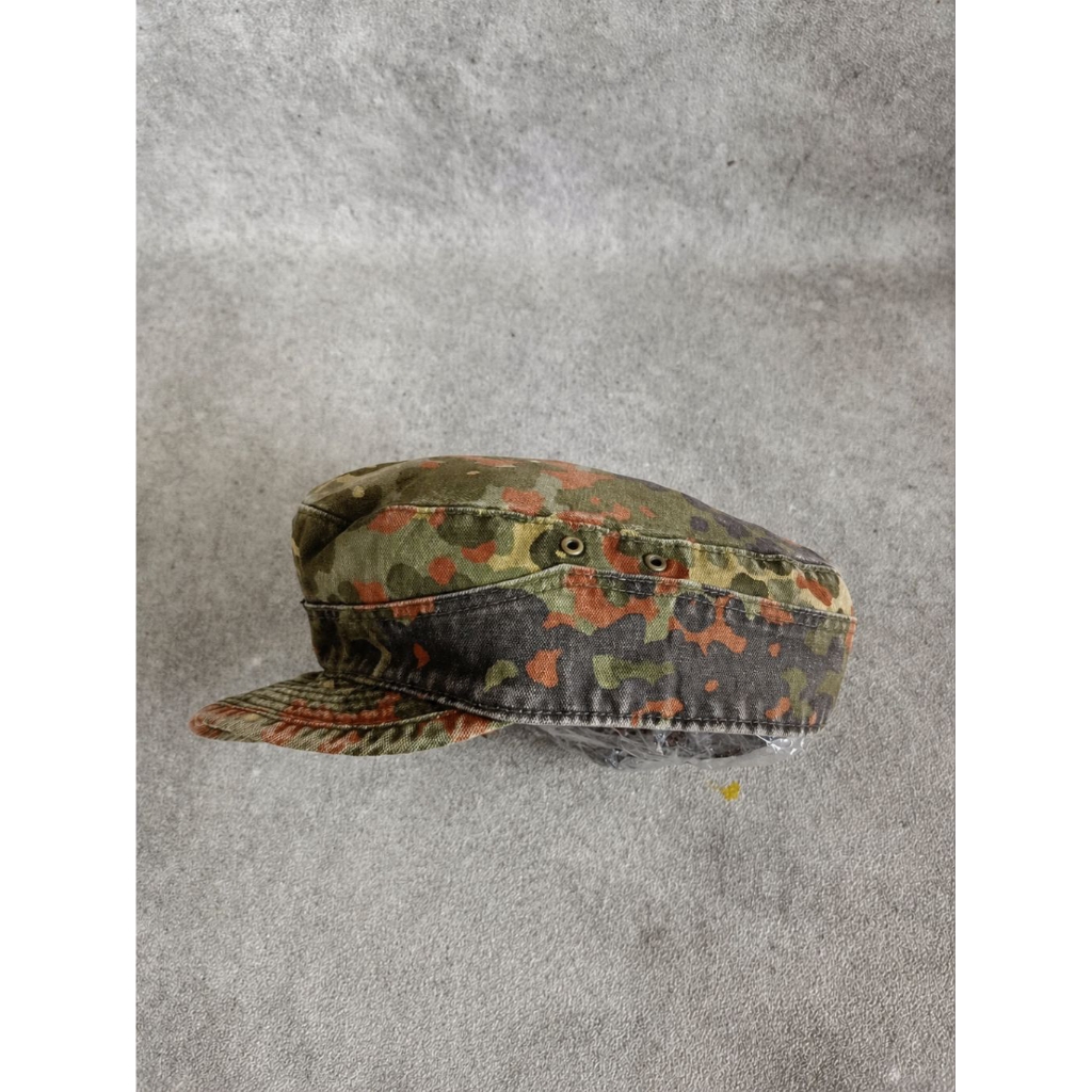 Topi Milter Jerman German Flecktran Camo Field Cap