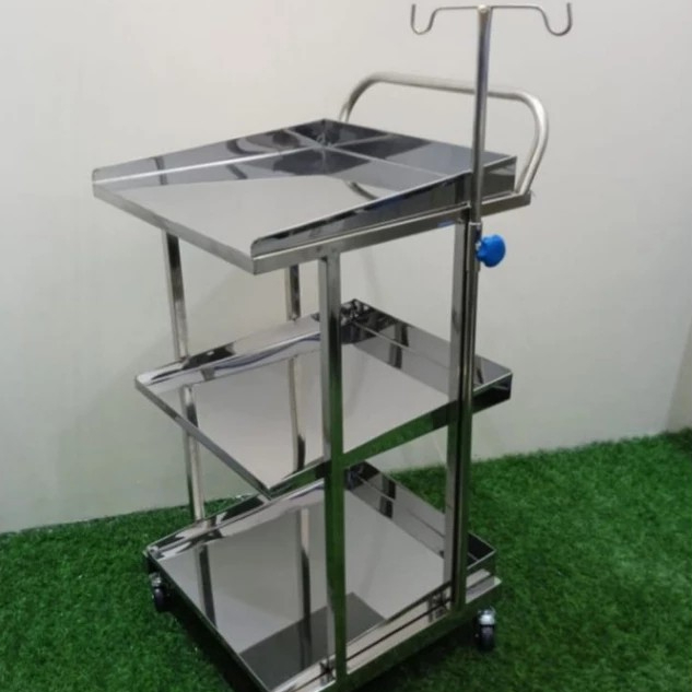 Trolley EKG stainless/USG Medis Stainless Steel 45x40x90cm/Trolly EKG