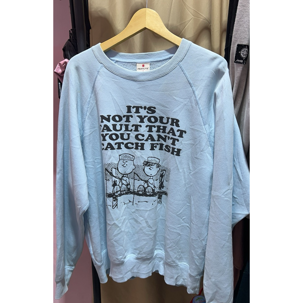 Crewneck PEANUTS biru