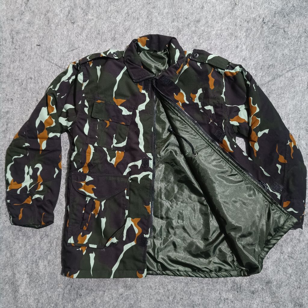 Jaket Loreng Brimob Polos Premium Tebal / Jaket Loreng Brimob / Jaket Brimob