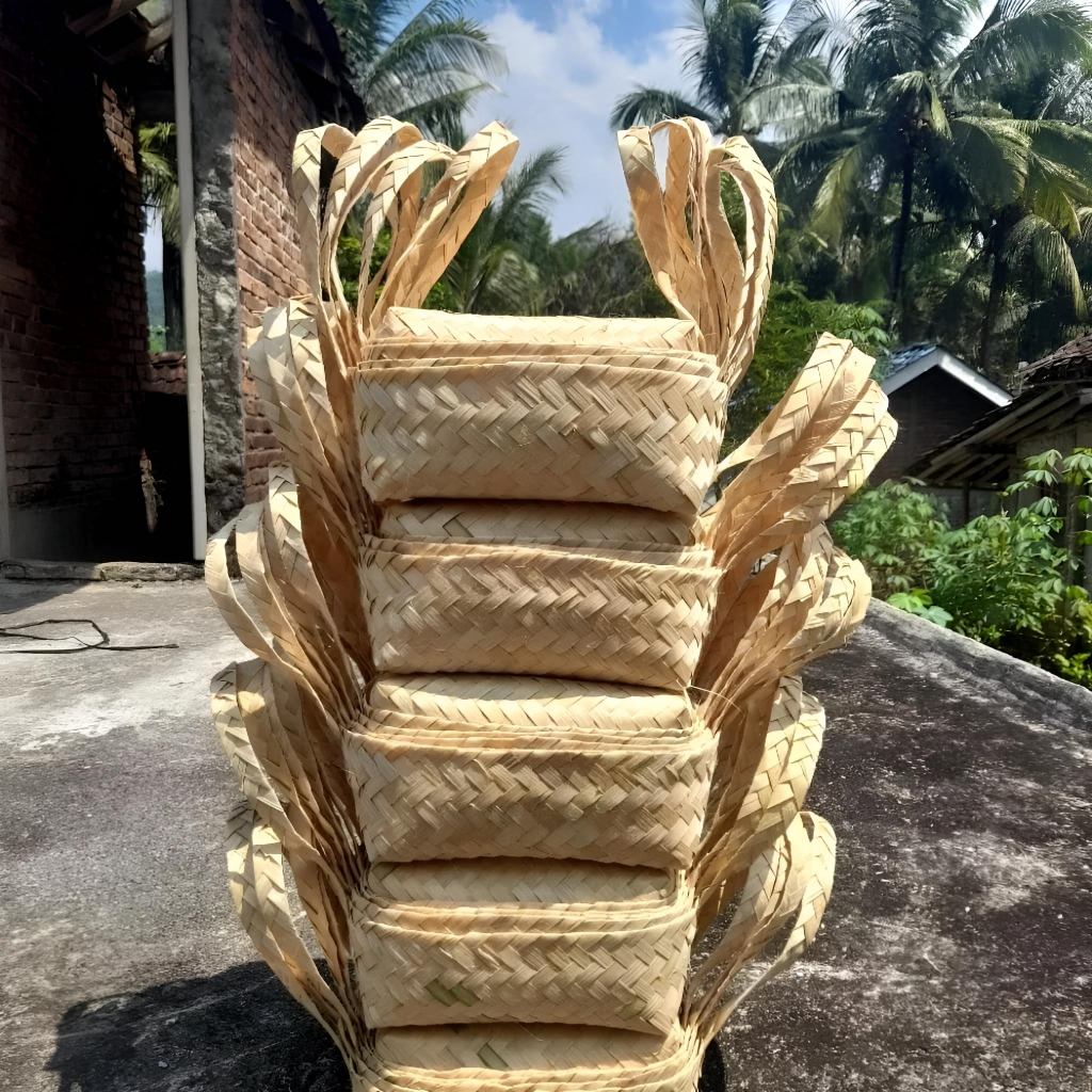 Besek Hampers Jinjing Premium Box Catering Bambu Tradisional