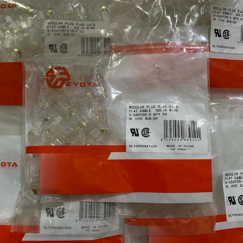 Konektor RJ45 Cat6/Modular Plug RJ45 Cat6