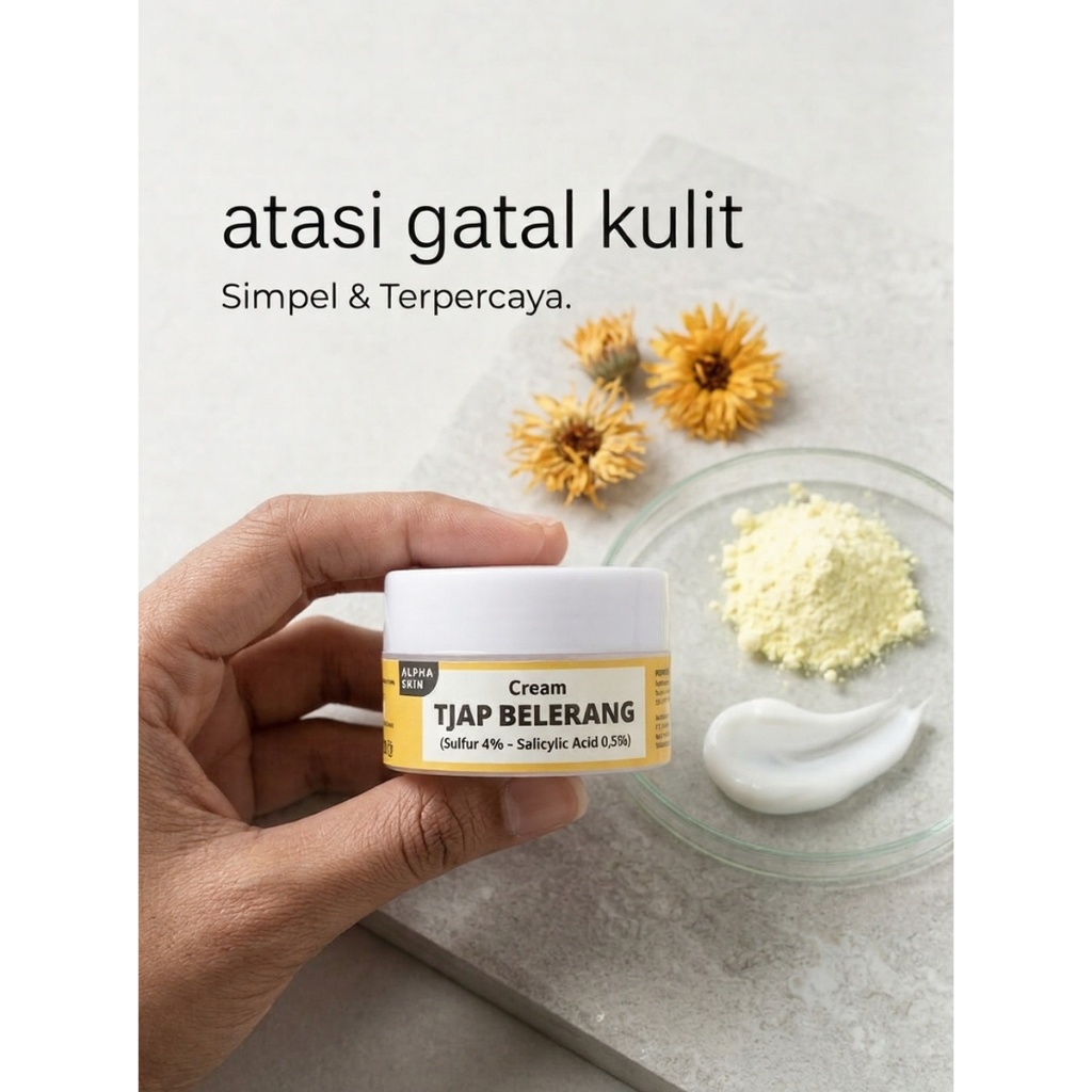 SALEP BELERANG UNTUK PROBLEM KULIT GATAL