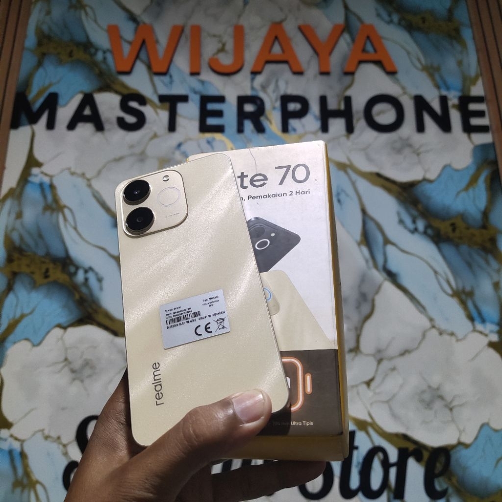 realme note 70 Ram 4GB Internal 128GB HP Second Seken Bekas Fullset [ORI] hp murah