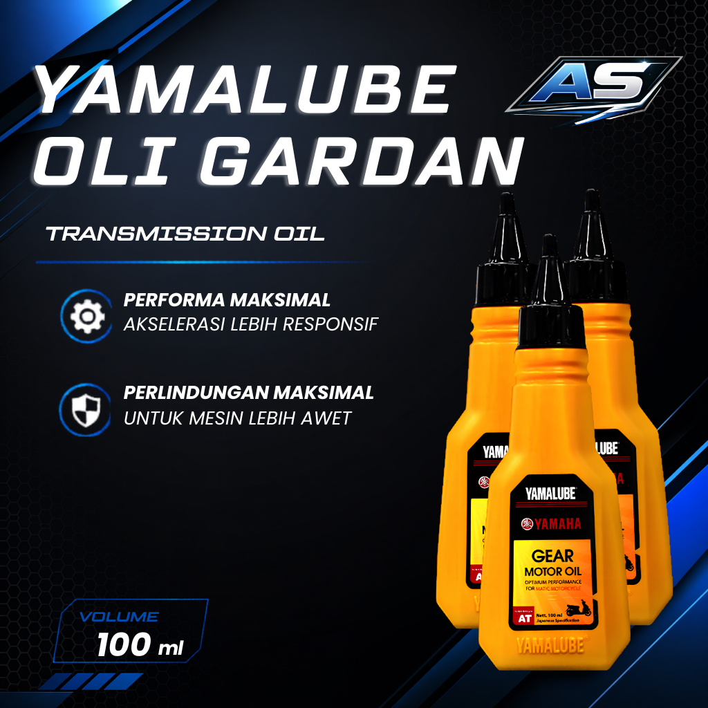 PAKET 3 BOTOL Oli Gardan Yamalube 100ml Original | Oli Gardan Motor Matic Yamaha Mio Fino Filano Faz