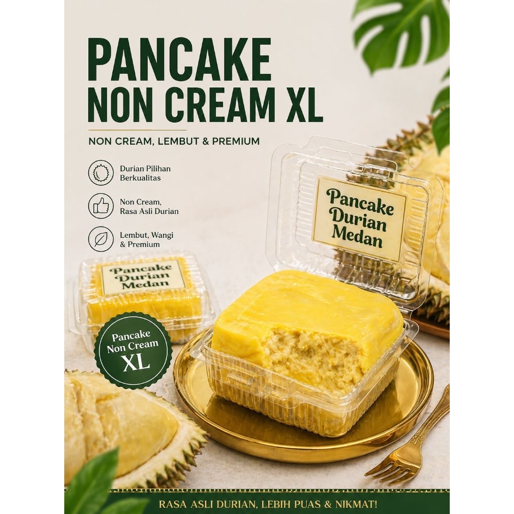 PANCAKE DURIAN NON CREAM//PANCAKE XL