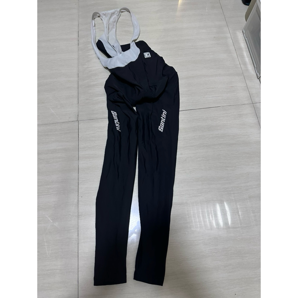 Bib Sepeda SANTINI LONG Hitam size S Woman