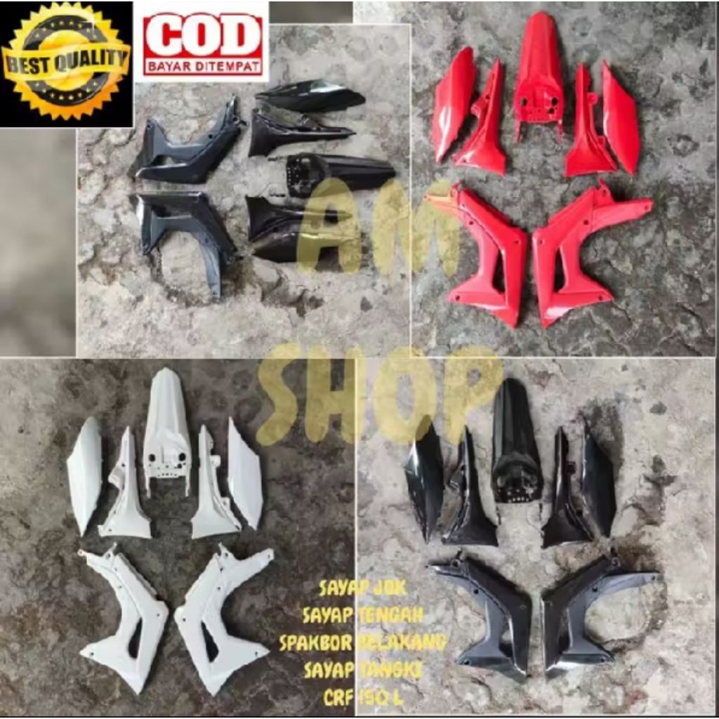 BODY SET 4 ITEM CRF150 L COVER BODY SET CRF150 L SET BODY CRF 150 L BODY 4ITEM CRF 150L