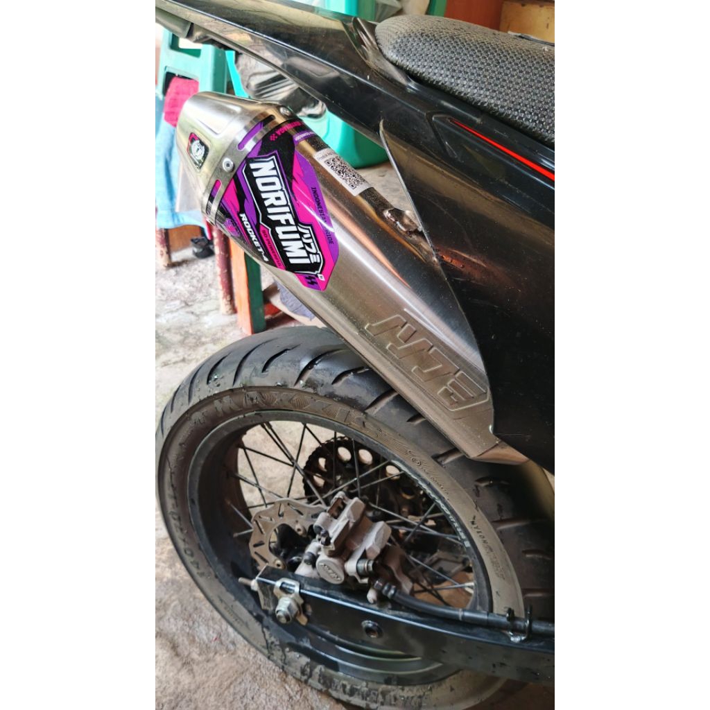 knalpot norifumi rocket 4 original std crf, (second)