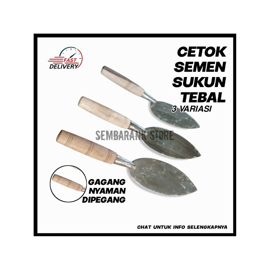 Cetok semen cetok acian cetok semen tebal