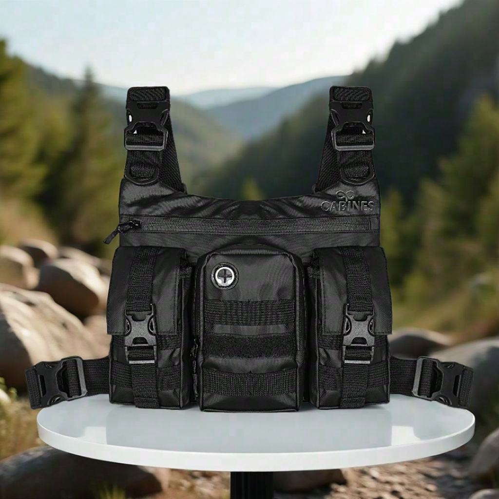 CABINESPRO | Tas Dada Waterproof  Chestbag Fire Tas Rompi Pria