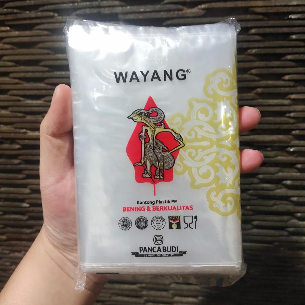 Plastik PP wayang Plastik PP bening makanan keripik  Plastik PP Bening Plastik PP Tebal 03 Uk 10 x 1