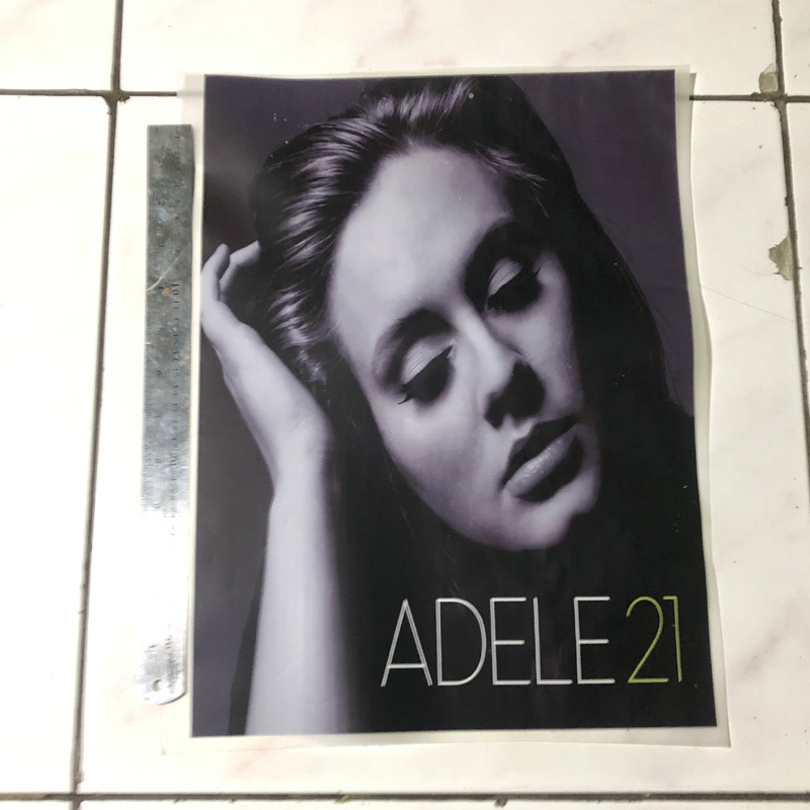 Sablon Adele Ukuran A3 | Sablon DTF A3 | Sablon Kaos | Sablon T-SHIRT