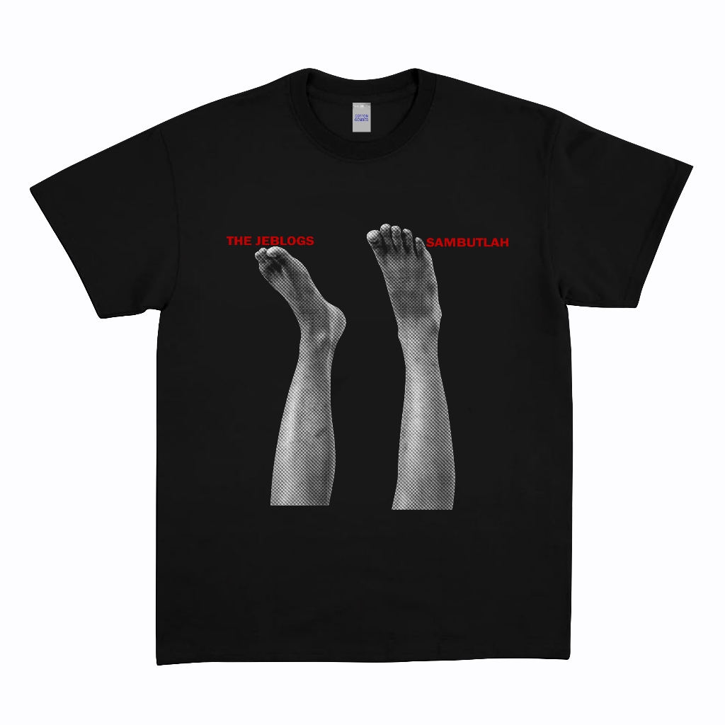 Kaos THE JEBLOGS - COVER SAMBUTLAH TS HITAM - Tshirt Official Merchandise The Jeblogs